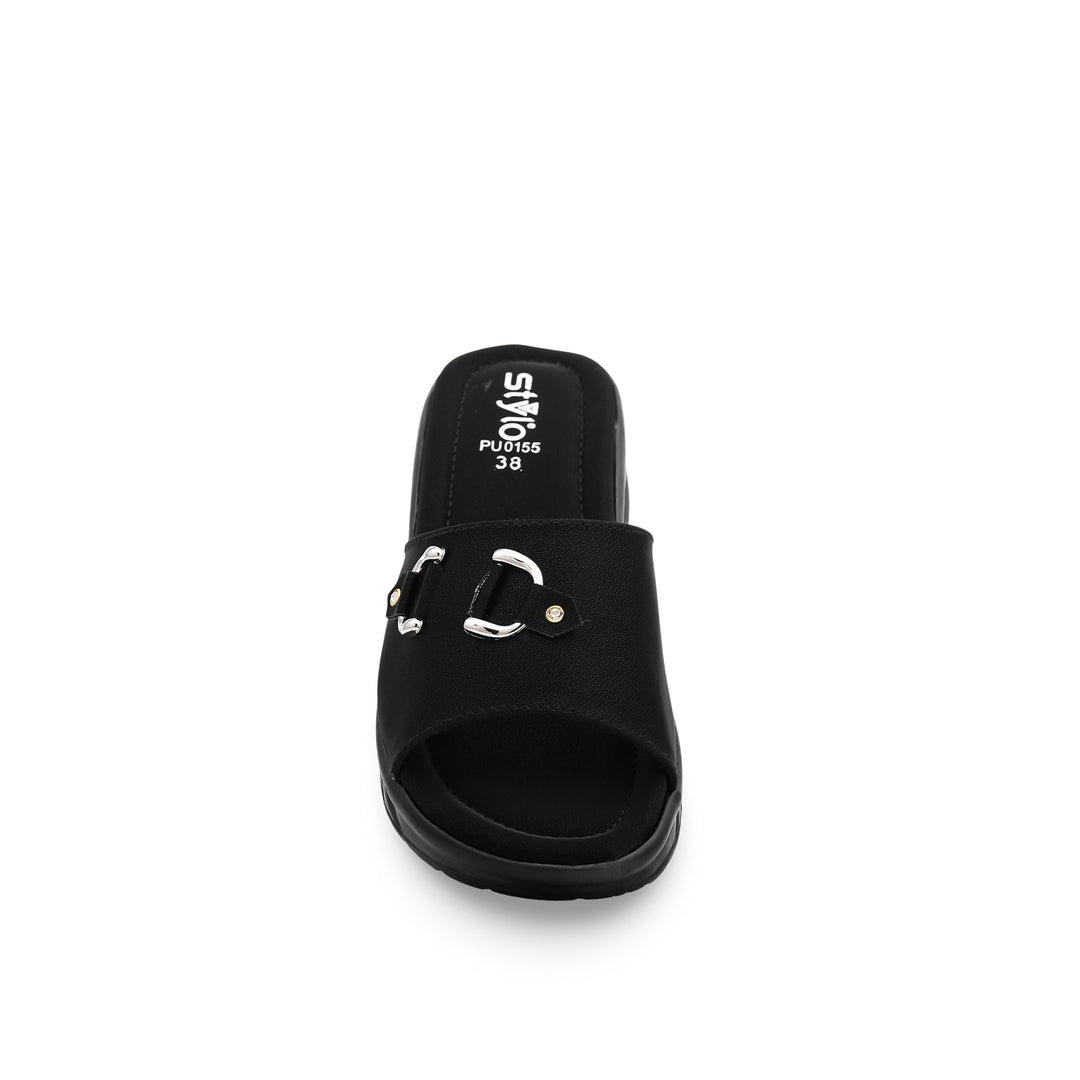 Black Formal Slipper PU0155