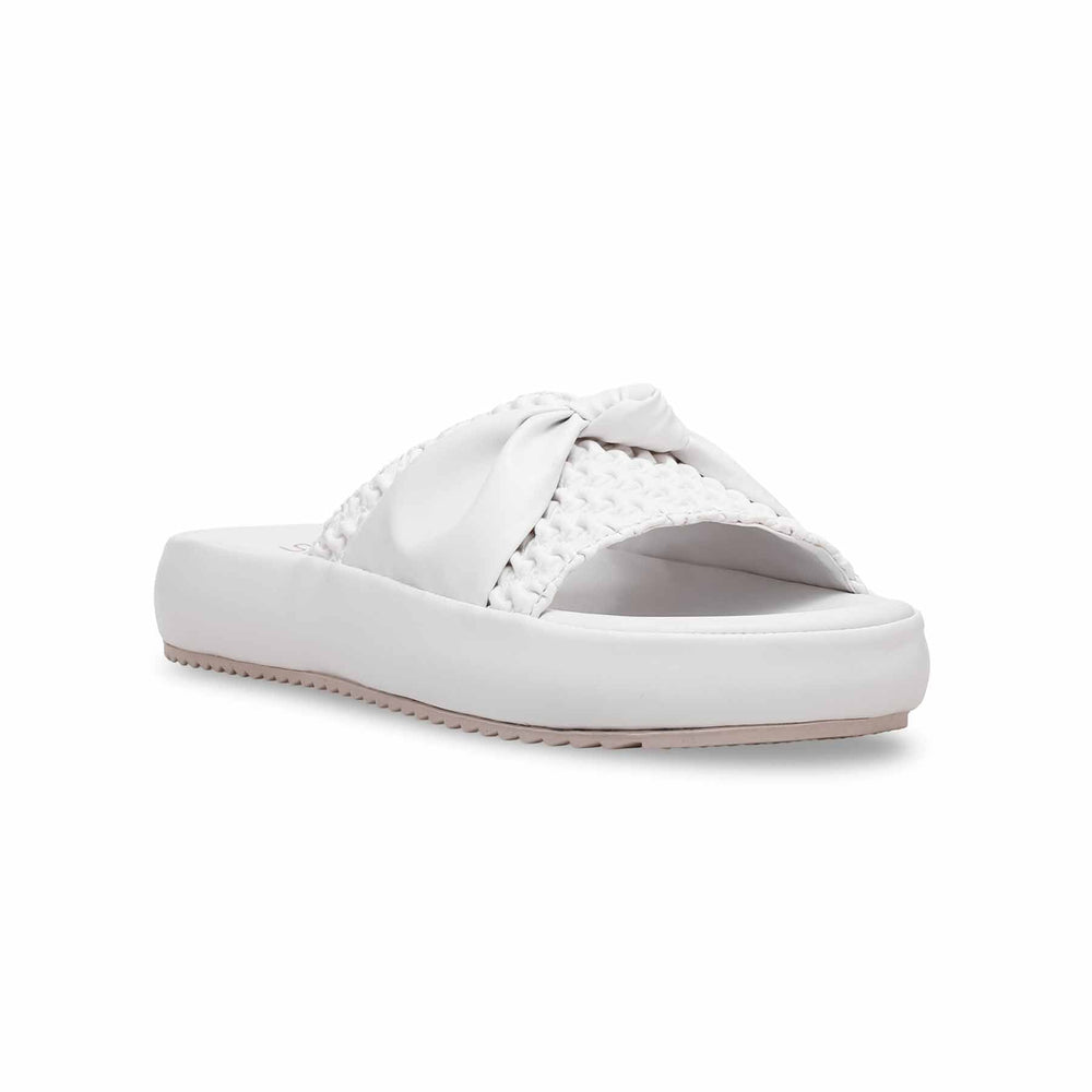 White Formal Slipper PU0307