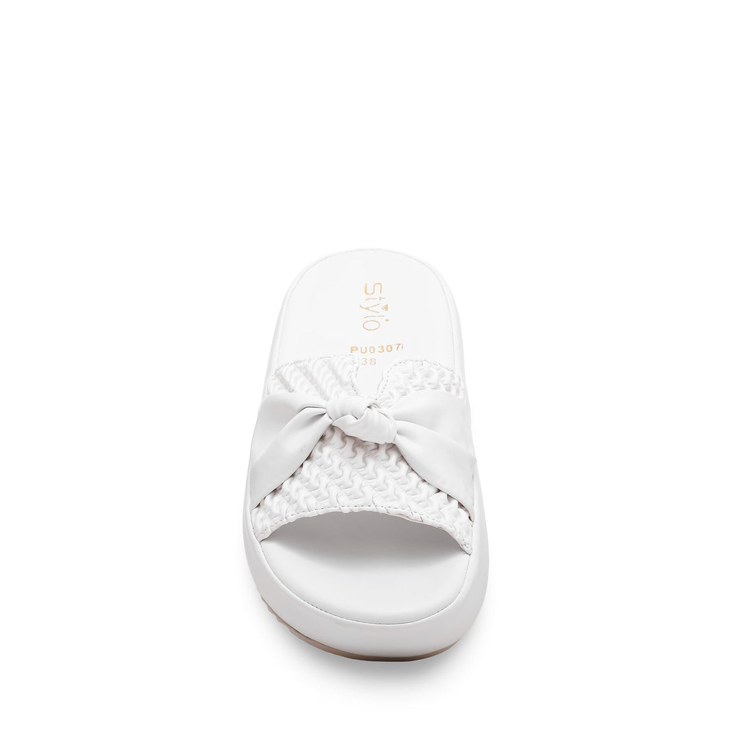 White Formal Slipper PU0307