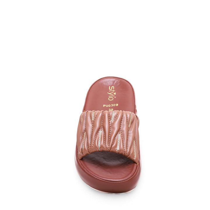 Brown Formal Slipper PU0309