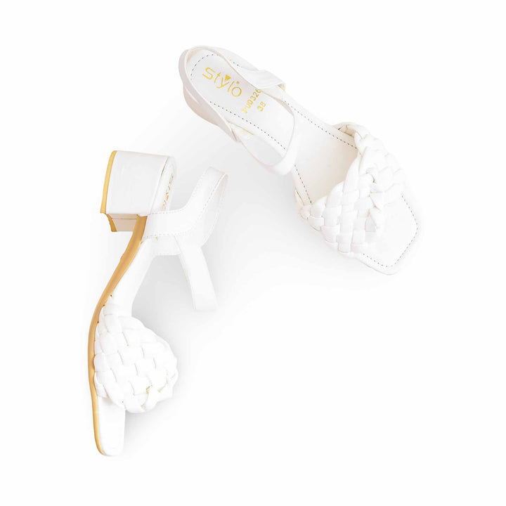 White Formal Sandal For Ladies PU0326