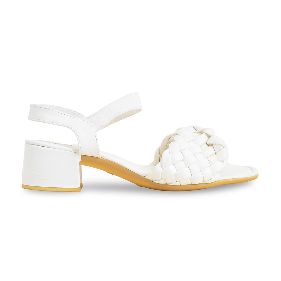 White Formal Sandal For Ladies PU0326