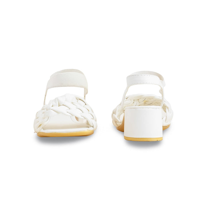 White Formal Sandal For Ladies PU0326