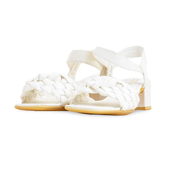 White Formal Sandal For Ladies PU0326