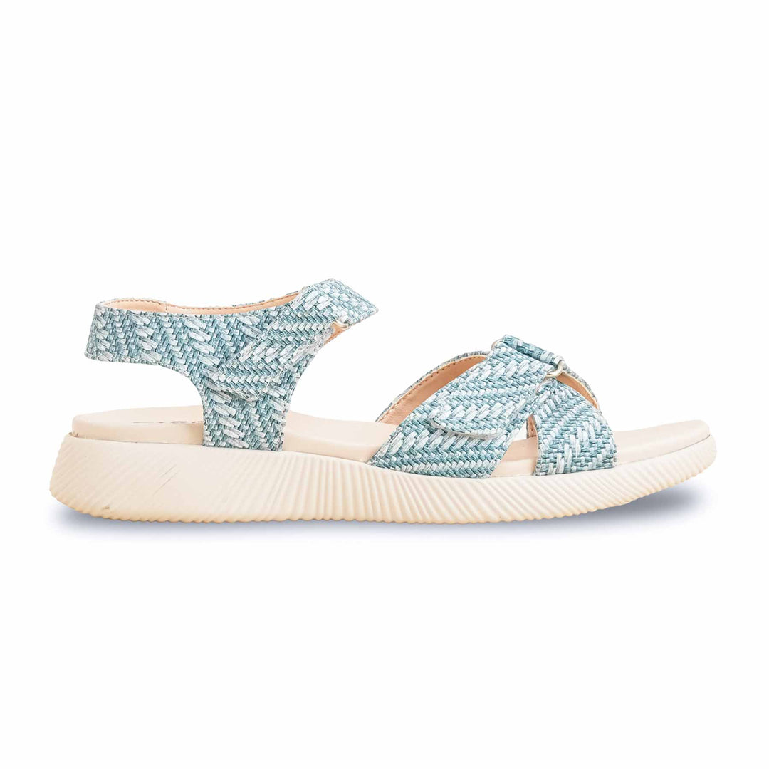 Sky Blue Formal Sandal For Ladies PU0332