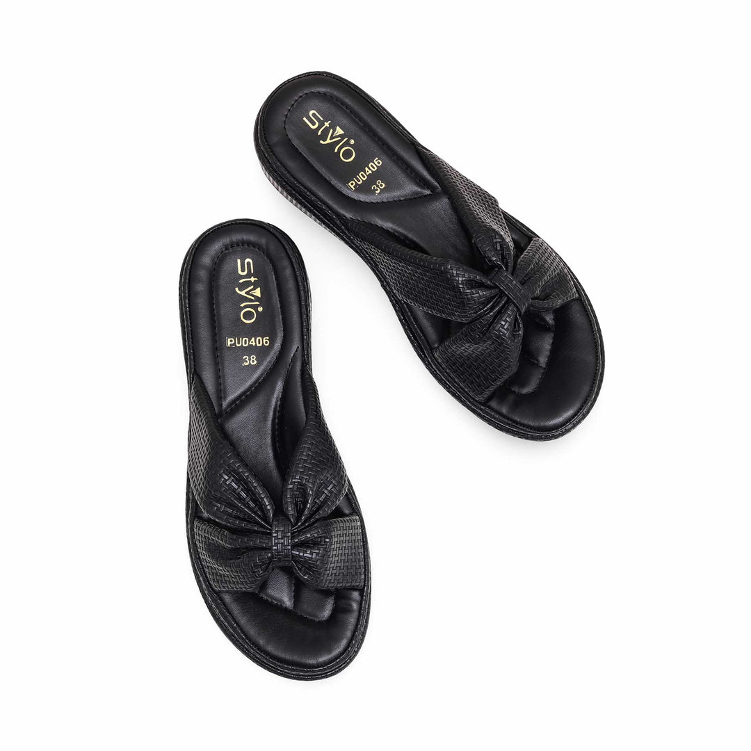 Black Formal Slipper PU0406