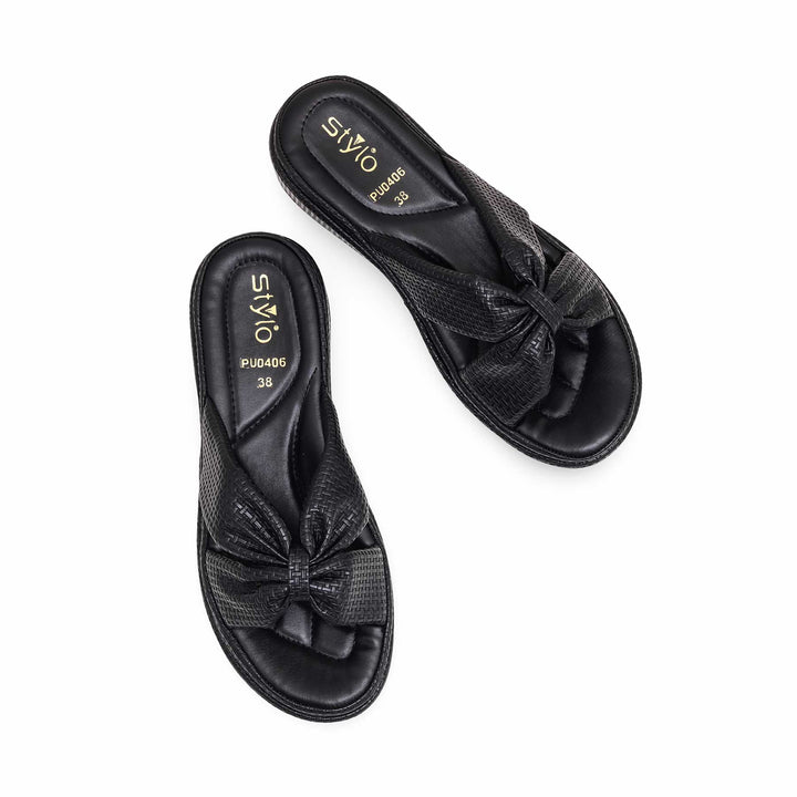 Black Formal Slipper PU0406