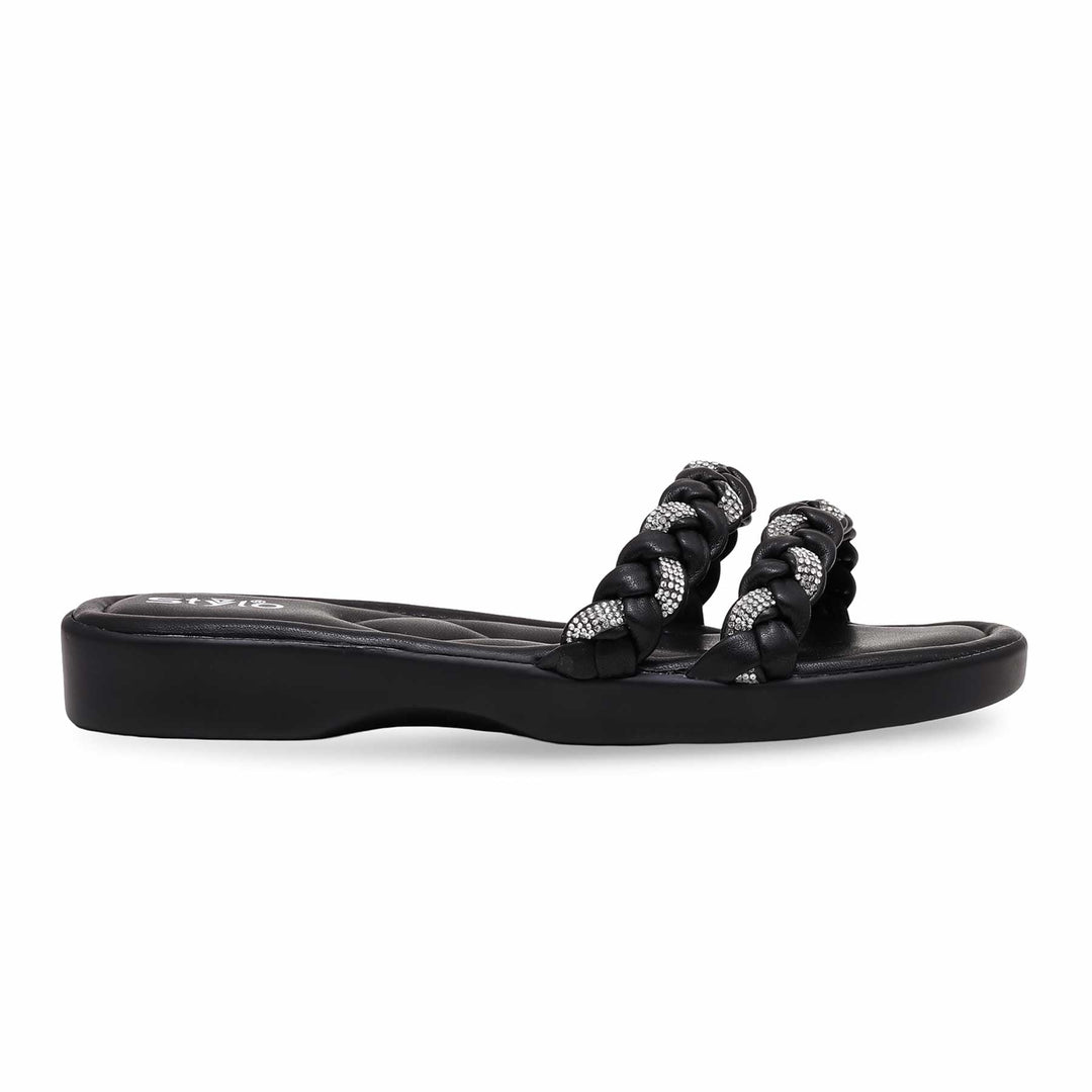 Black Formal Slipper PU0484