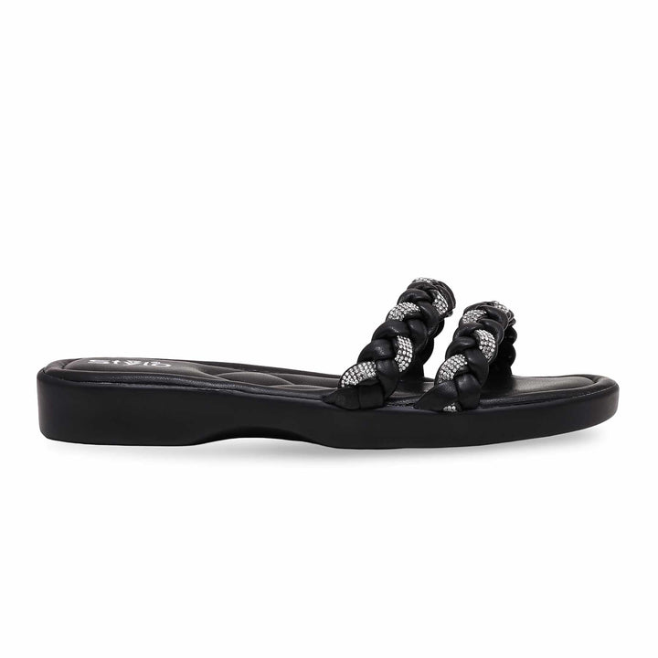 Black Formal Slipper PU0484