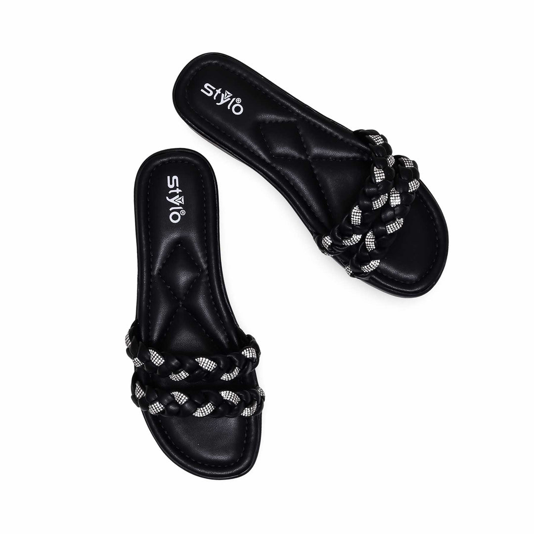 Black Formal Slipper PU0484