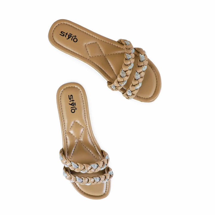 Brown Formal Slipper PU0484