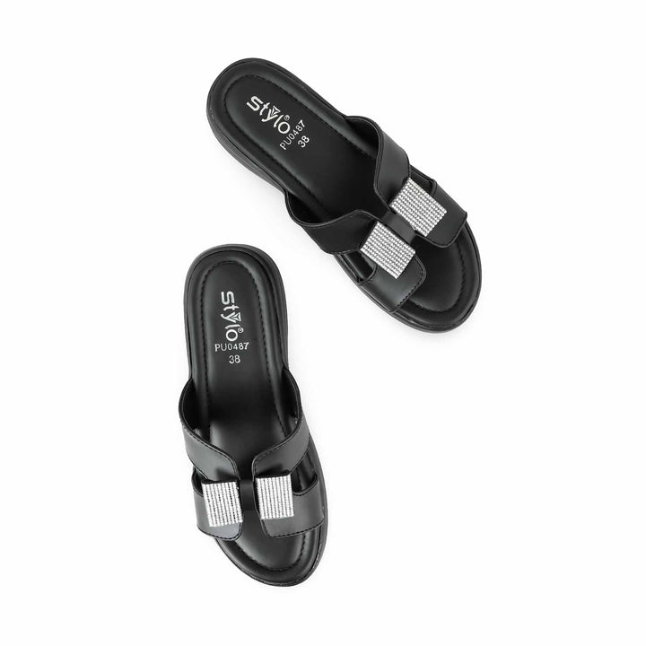 Black Formal Slipper PU0487