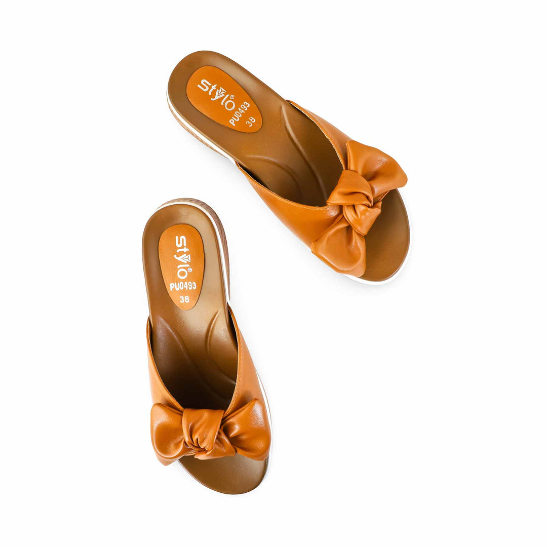 Tan Formal Slipper PU0493