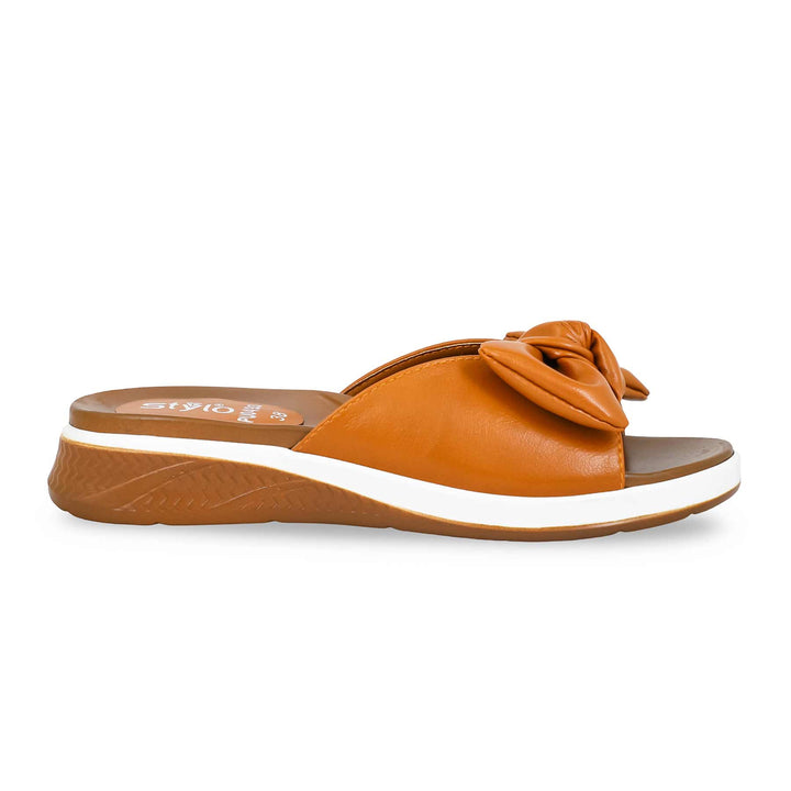 Tan Formal Slipper PU0493