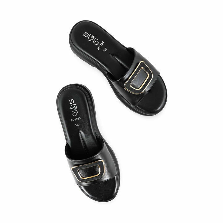 Black Formal Slipper PU0501