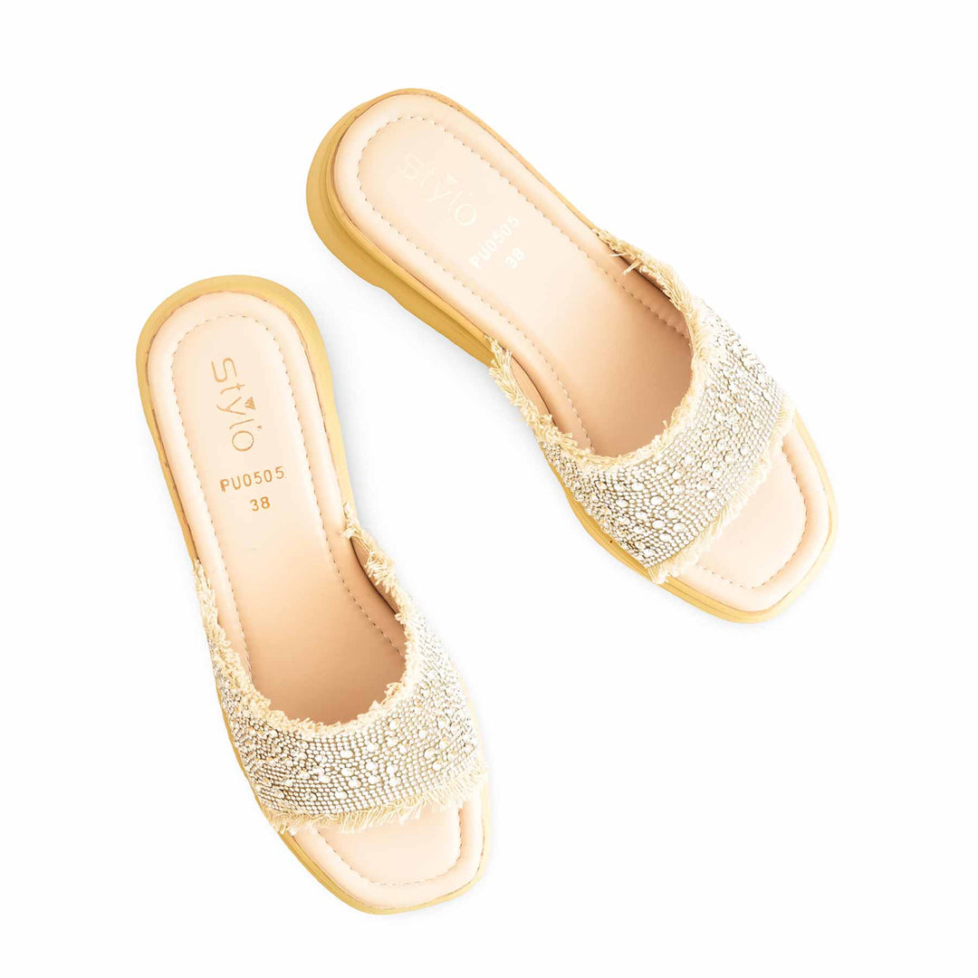 Beige Formal Slipper PU0505