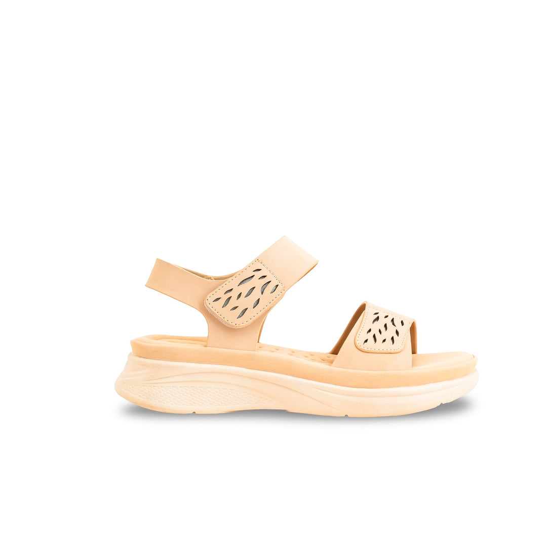 Beige Formal Sandal For Women PU0511