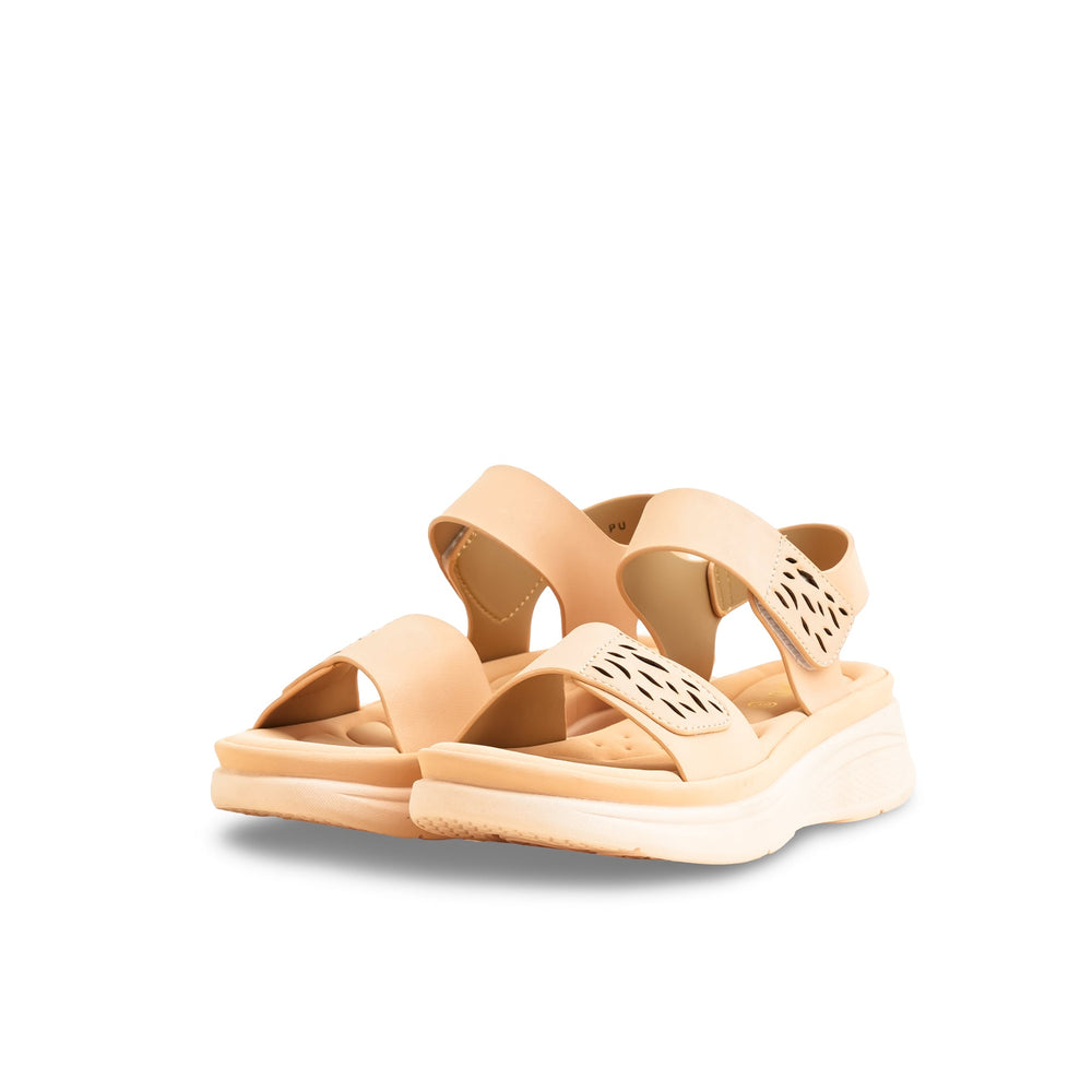 Beige Formal Sandal For Women PU0511