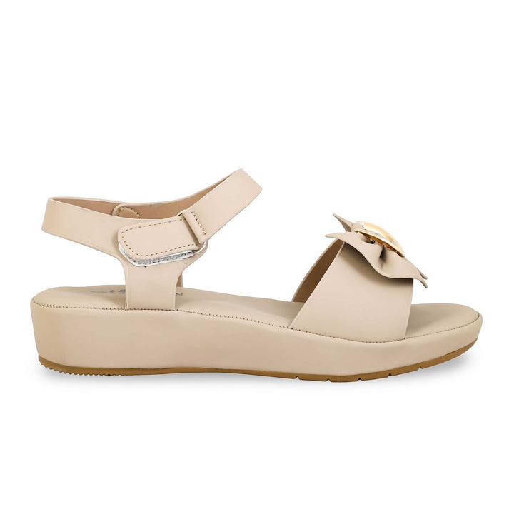 Beige Formal Sandal PU0519