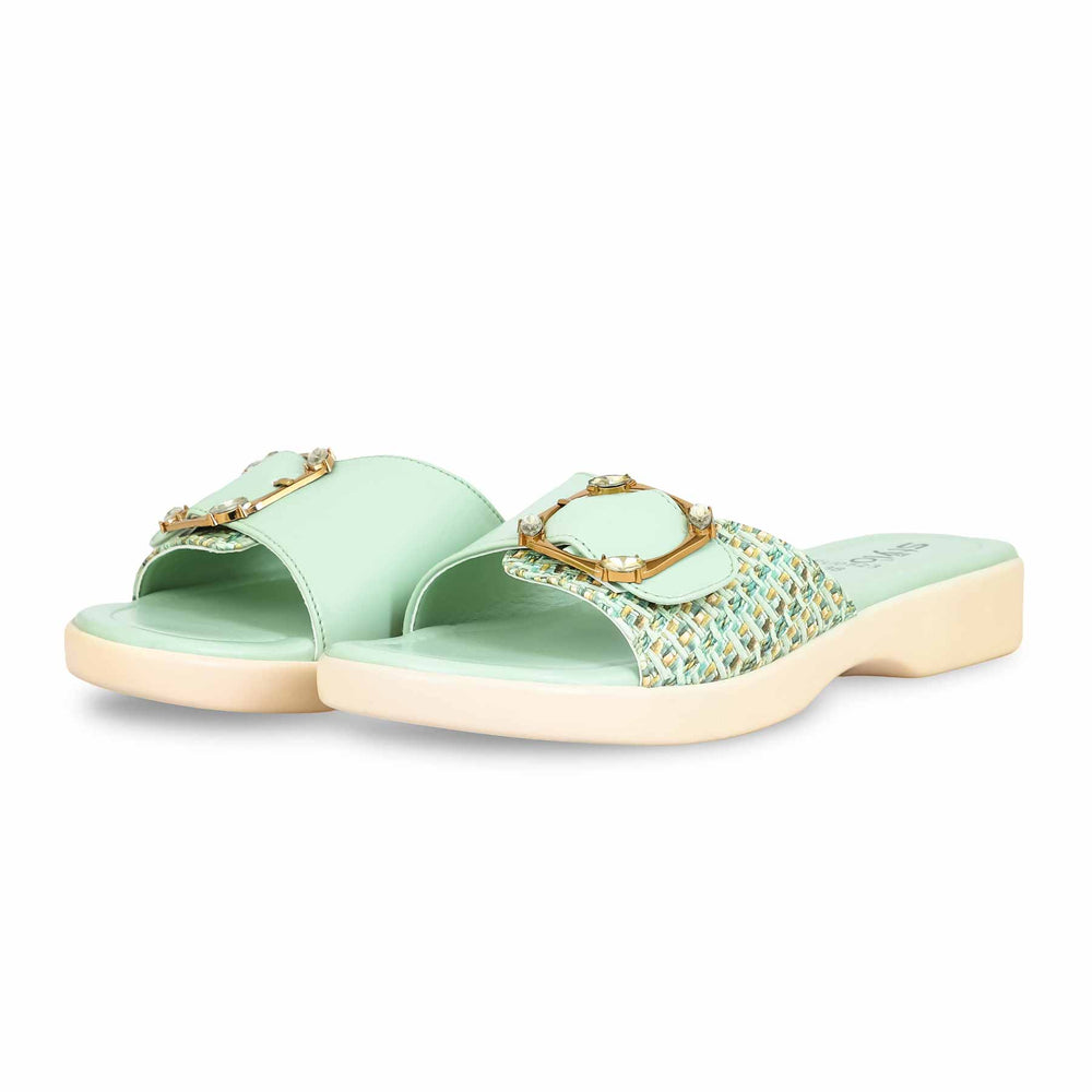 PISTAGREEN Formal Slipper PU0523