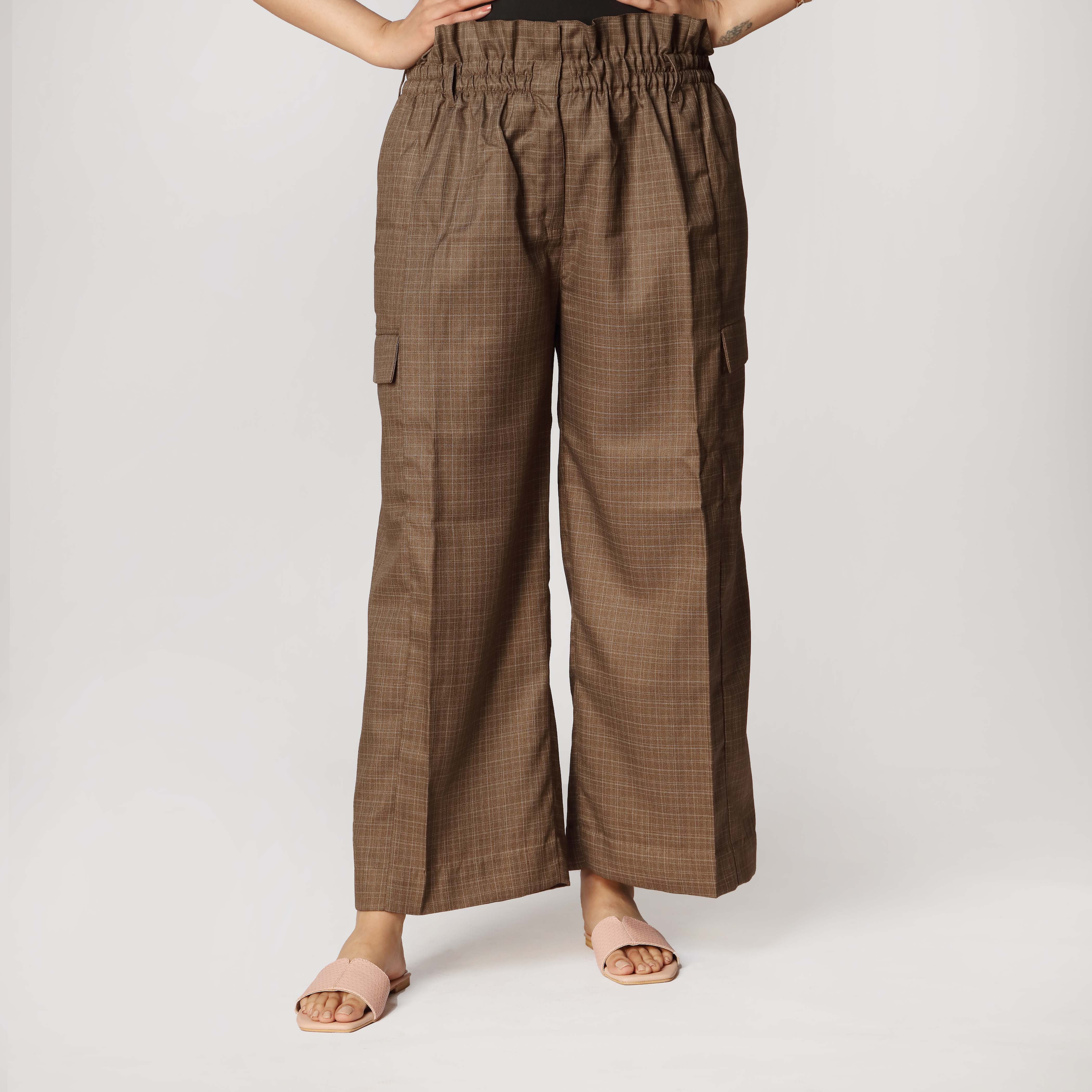 Brown Western Pants PW2548