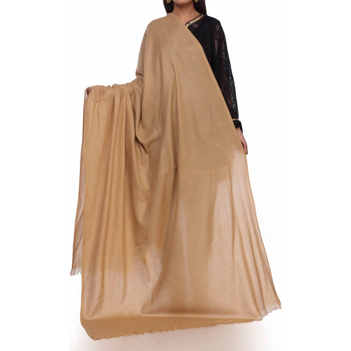 Khaki Softer Plain Shawl PW2747