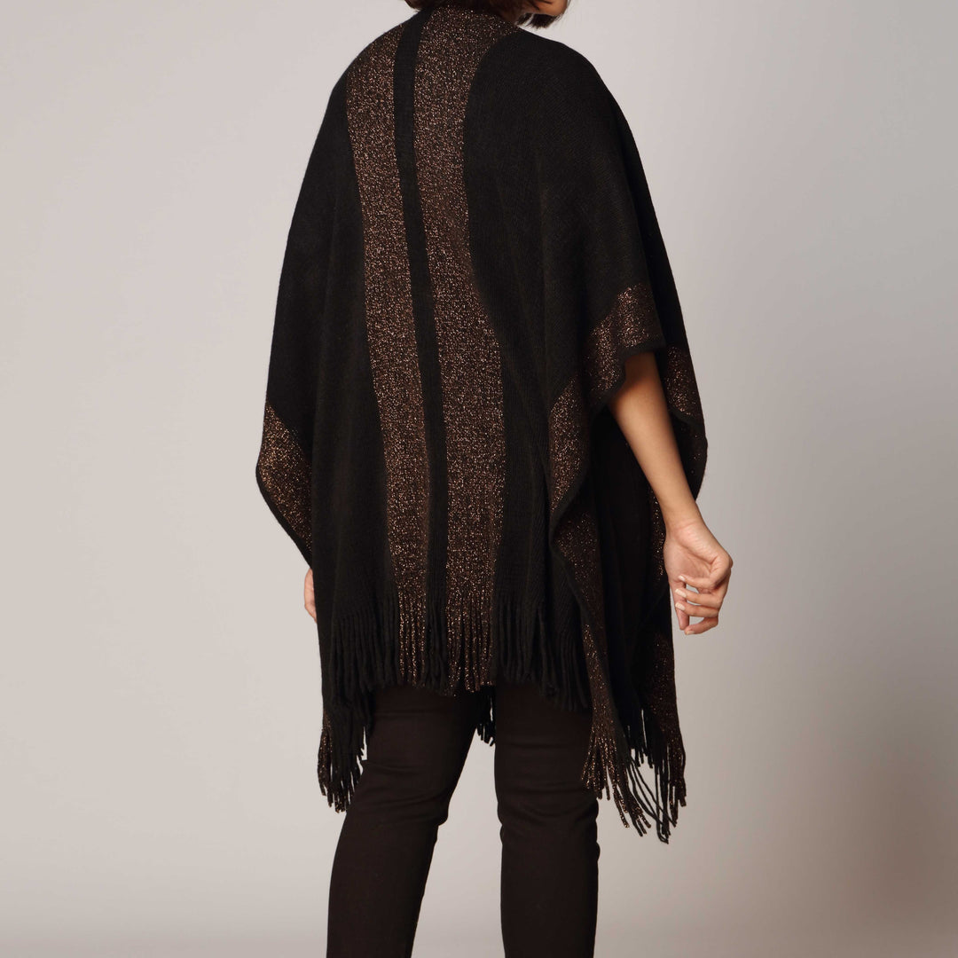 Black Cape Shawl PW2806