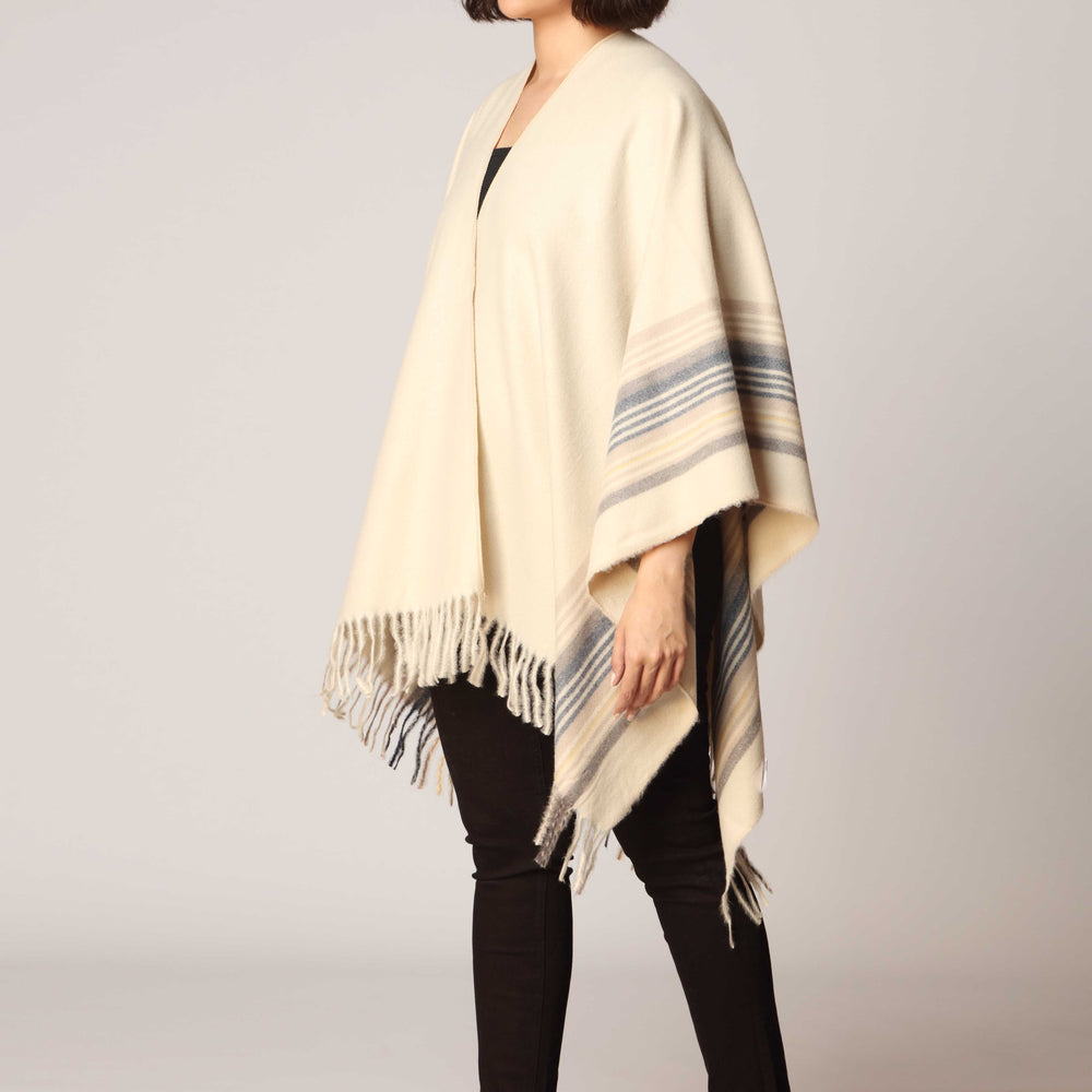 Beige Cape Shawl PW2819