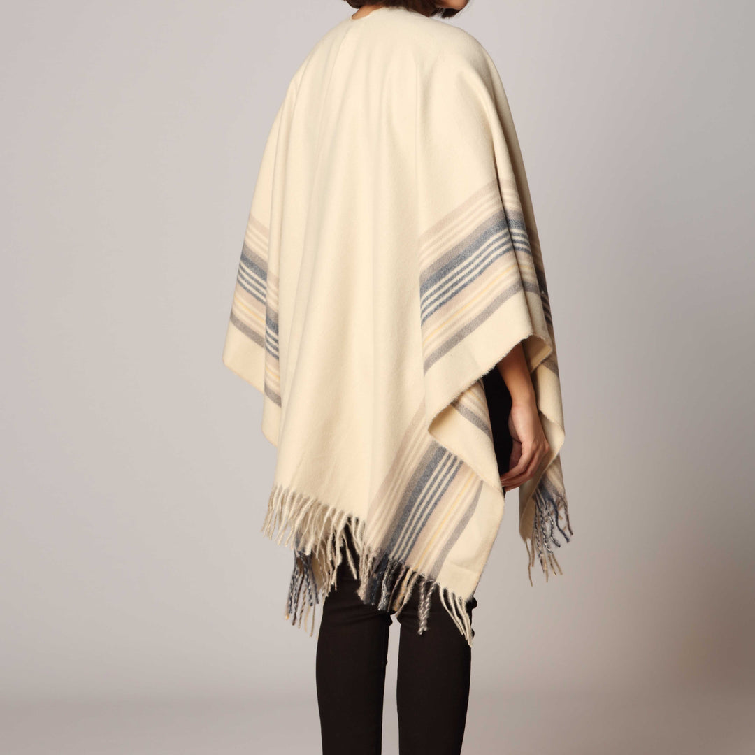 Beige Cape Shawl PW2819