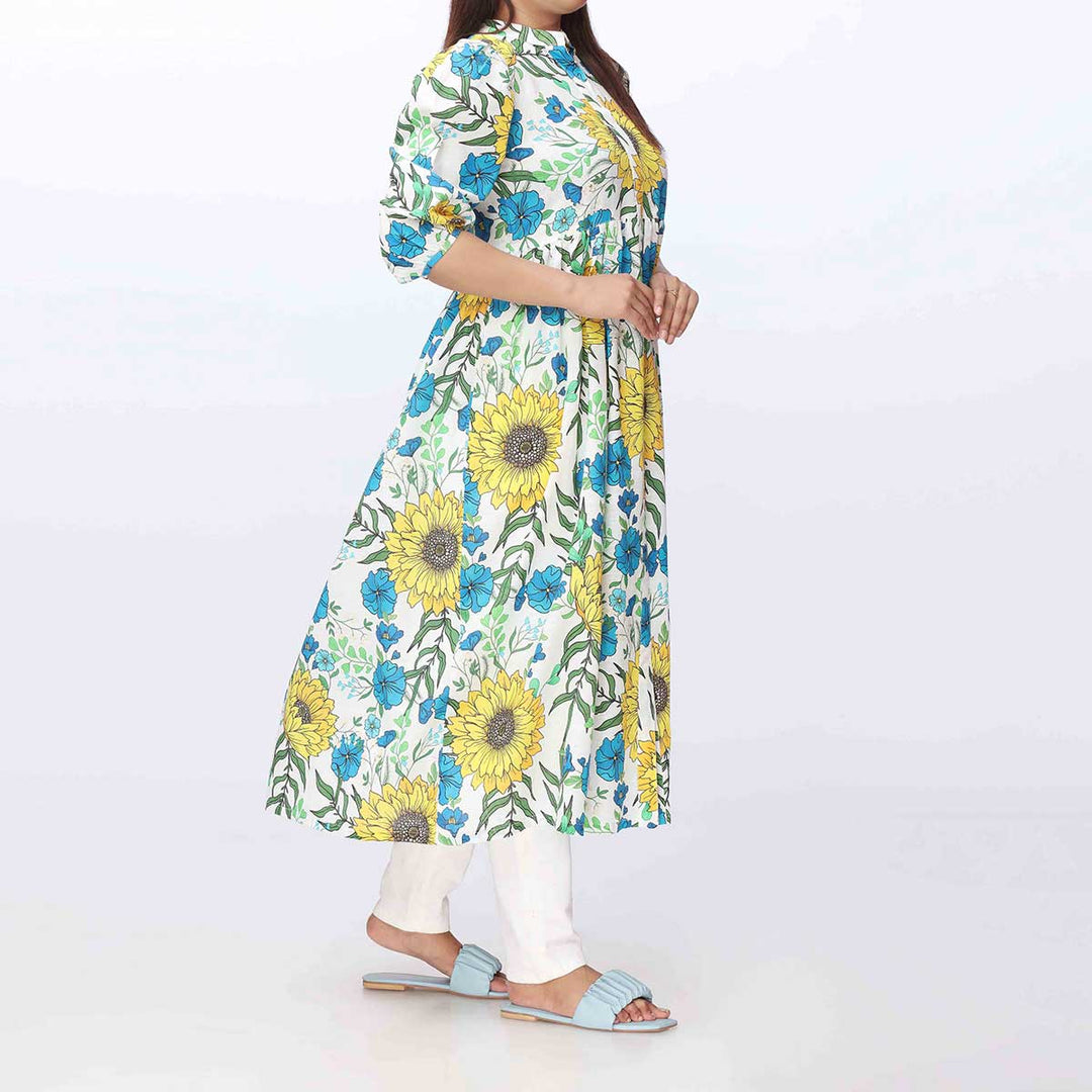 1PC- Digital Printed Khaddar Shirt PW3048