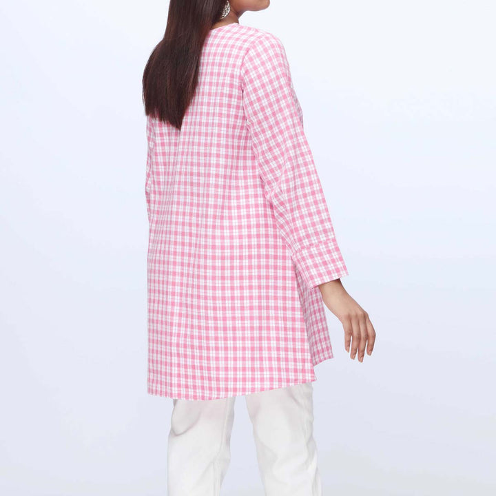 1PC-Flannel Checkered Top PW3071