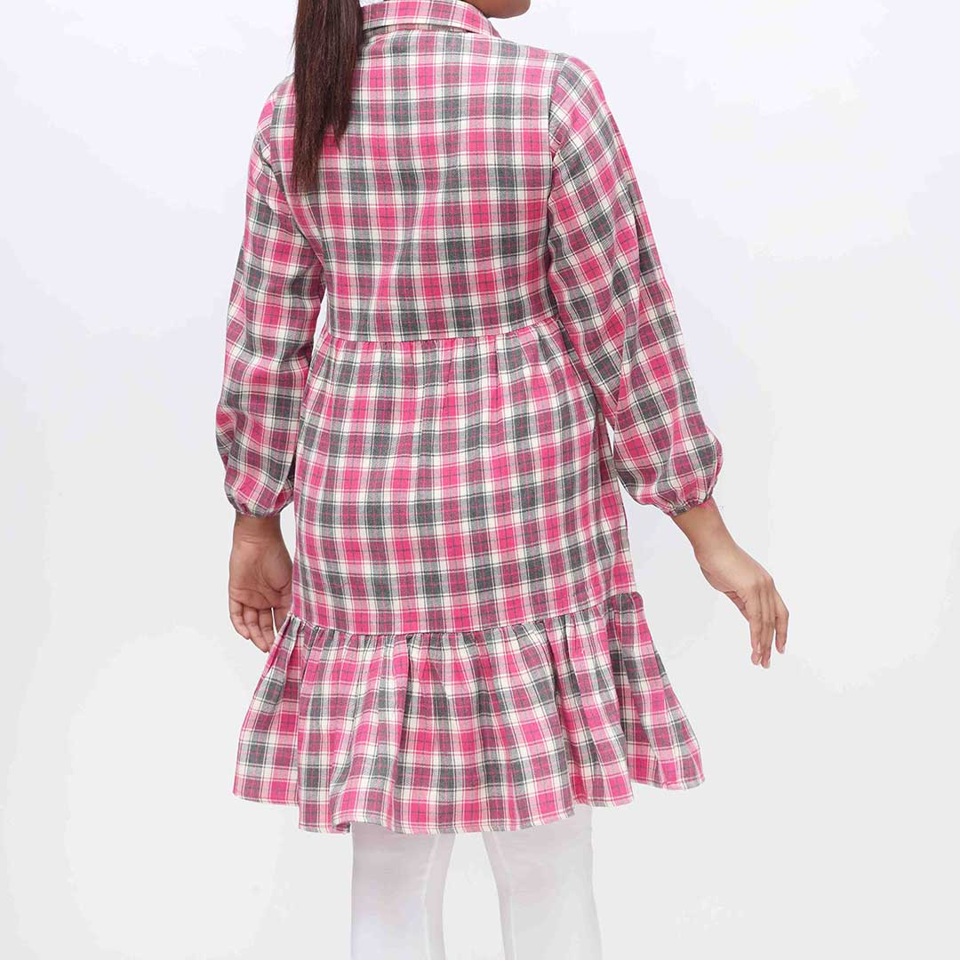 1PC- Flannel Checkered Shirt PW3082