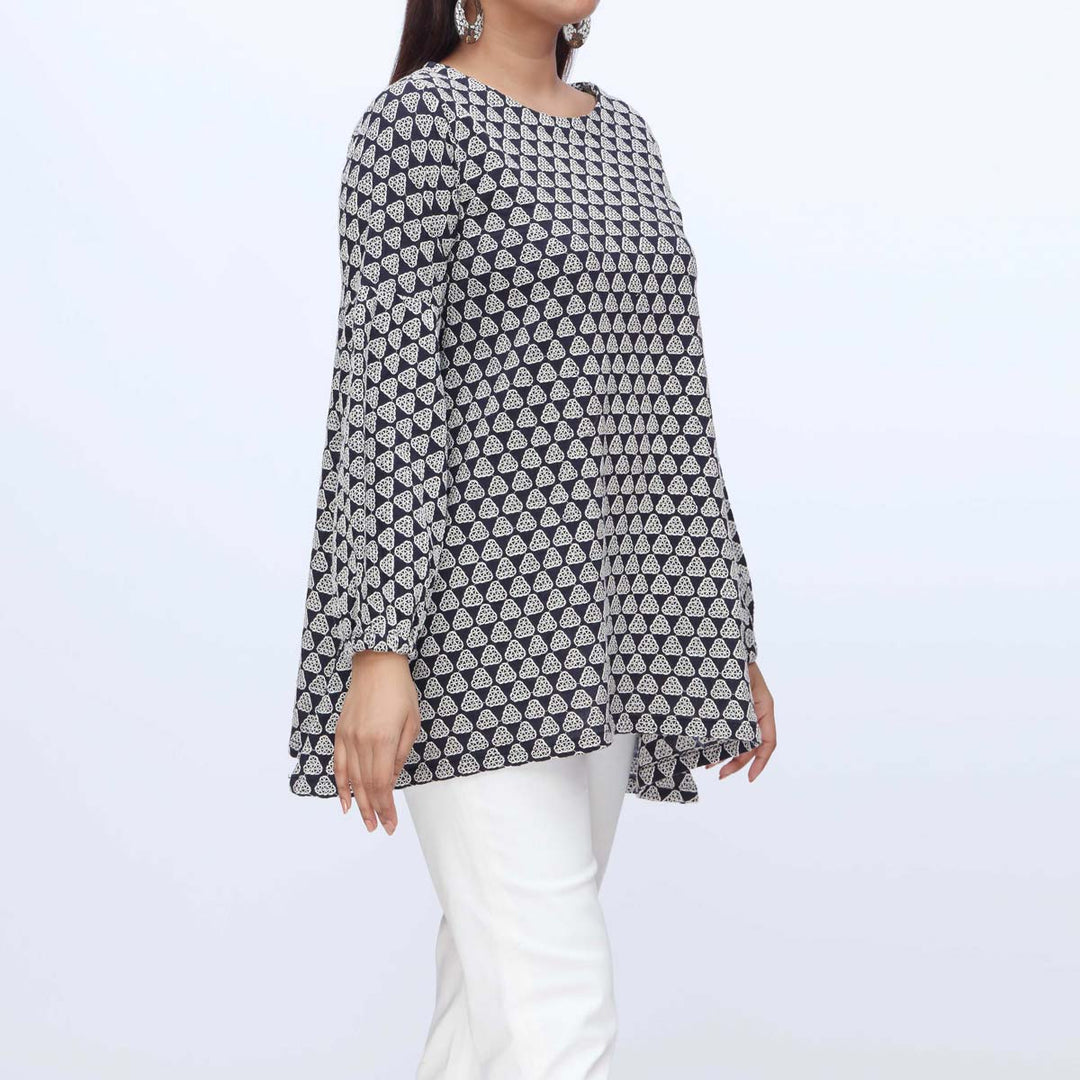 1PC- Embroidered Chikankari Shirt PW3187