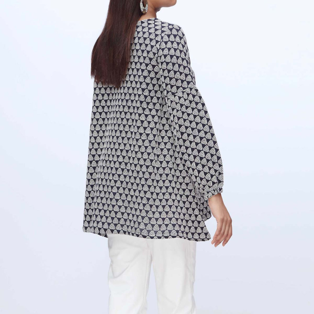 1PC- Embroidered Chikankari Shirt PW3187