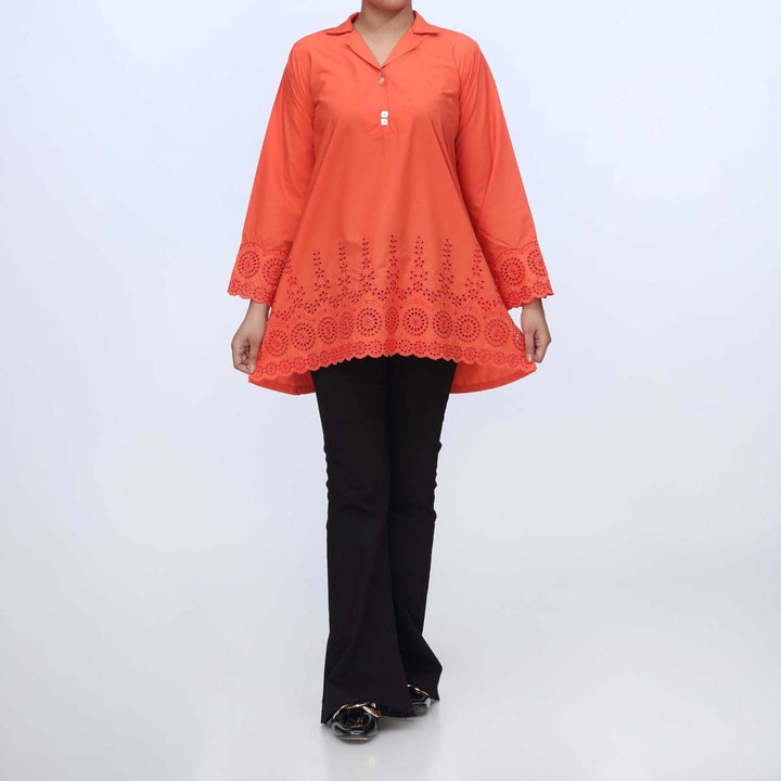 1PC- Embellished Wash & Wear Shirt PW3195