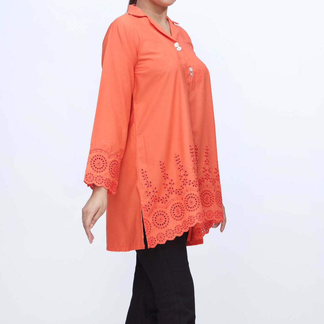 1PC- Embellished Wash & Wear Shirt PW3195