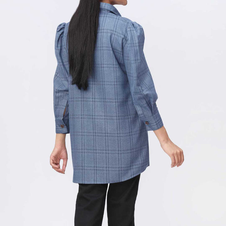 1PC- Flannel Checkered Top PW3261