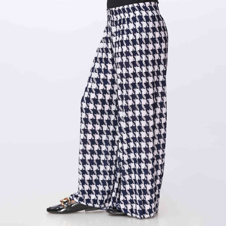 Blkwht Printed jersey Straight Trouser PW3566