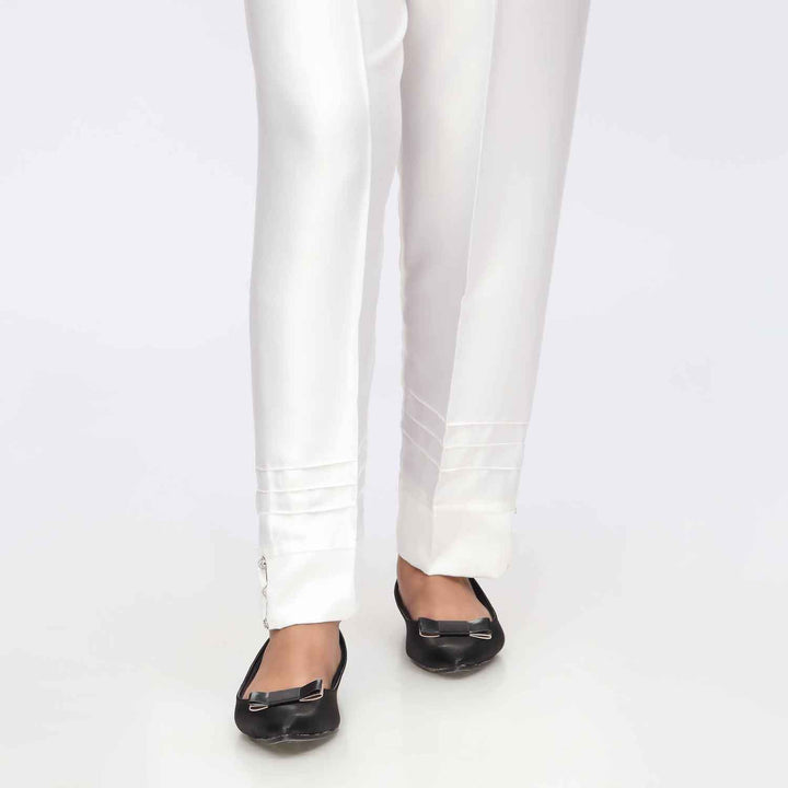 White Shamoz Silk Slim Fit Trouser PW3612