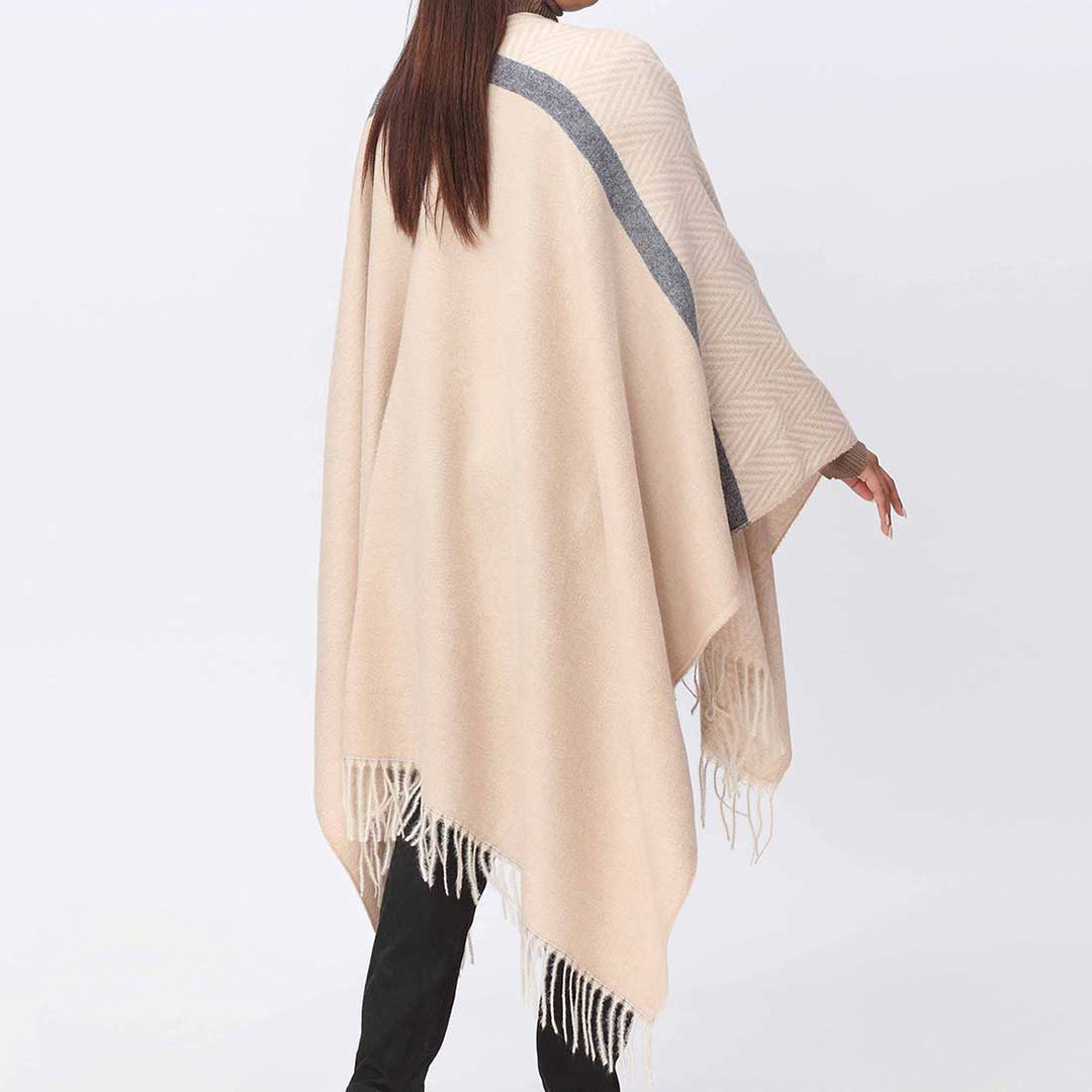 Khaki Cape Shawl PW3882