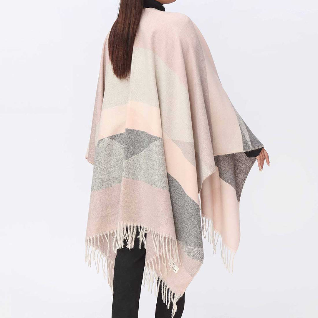 Peach Cape Shawl PW3884