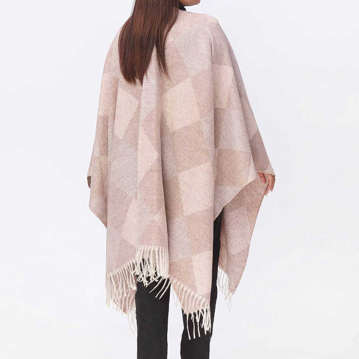 Peach Cape Shawl PW3885