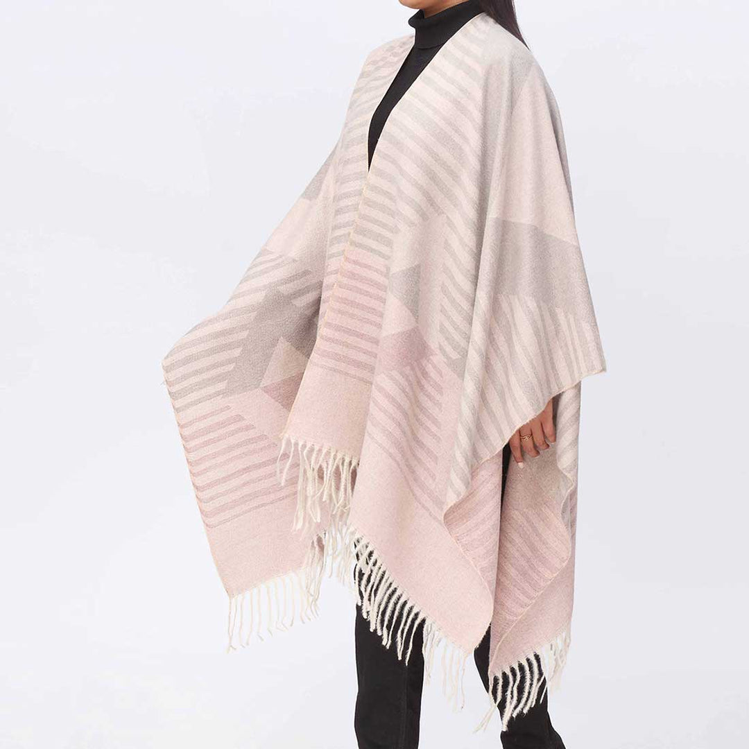 Peach Cape Shawl PW3887