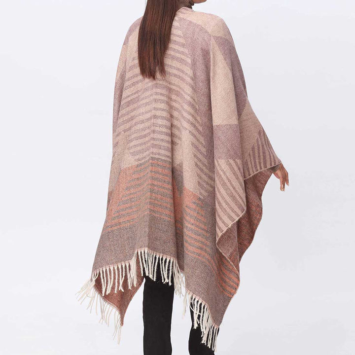 Orange Cape Shawl PW3887