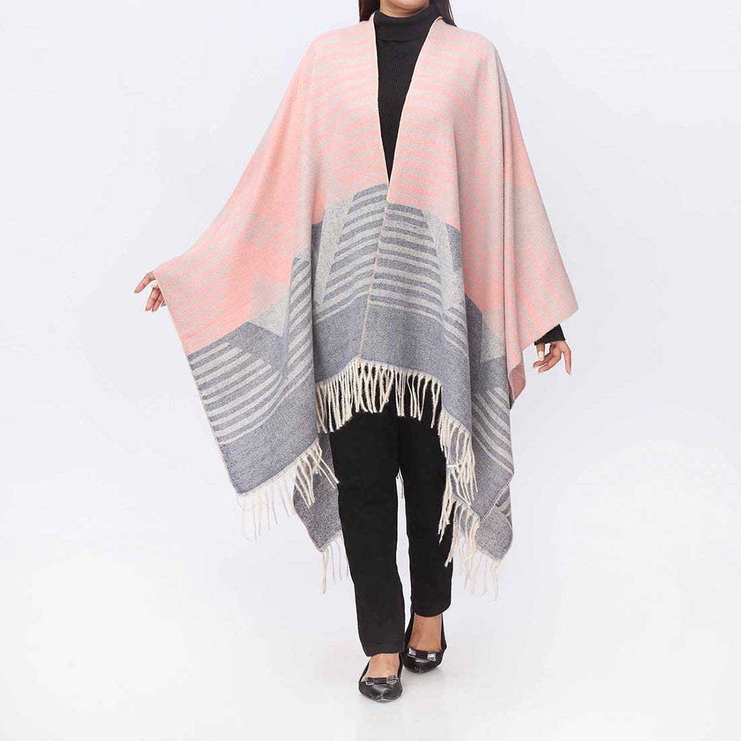 Navy Cape Shawl PW3887