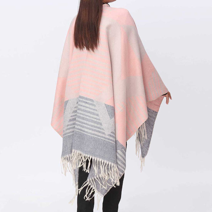 Navy Cape Shawl PW3887