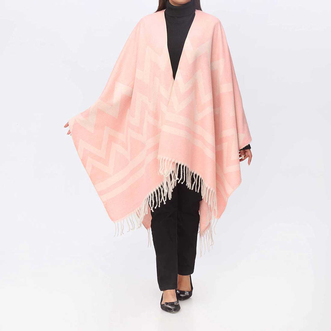 Peach Cape Shawl PW3889