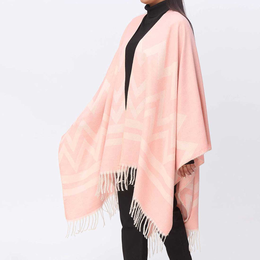 Peach Cape Shawl PW3889