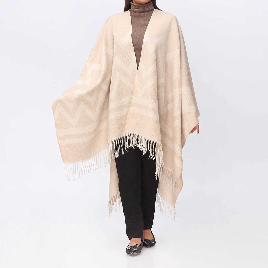 Khaki Cape Shawl PW3889