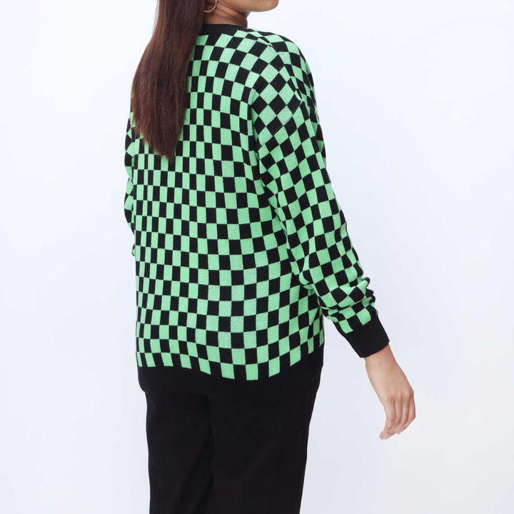 Black Mid Length Cardigan PW3906